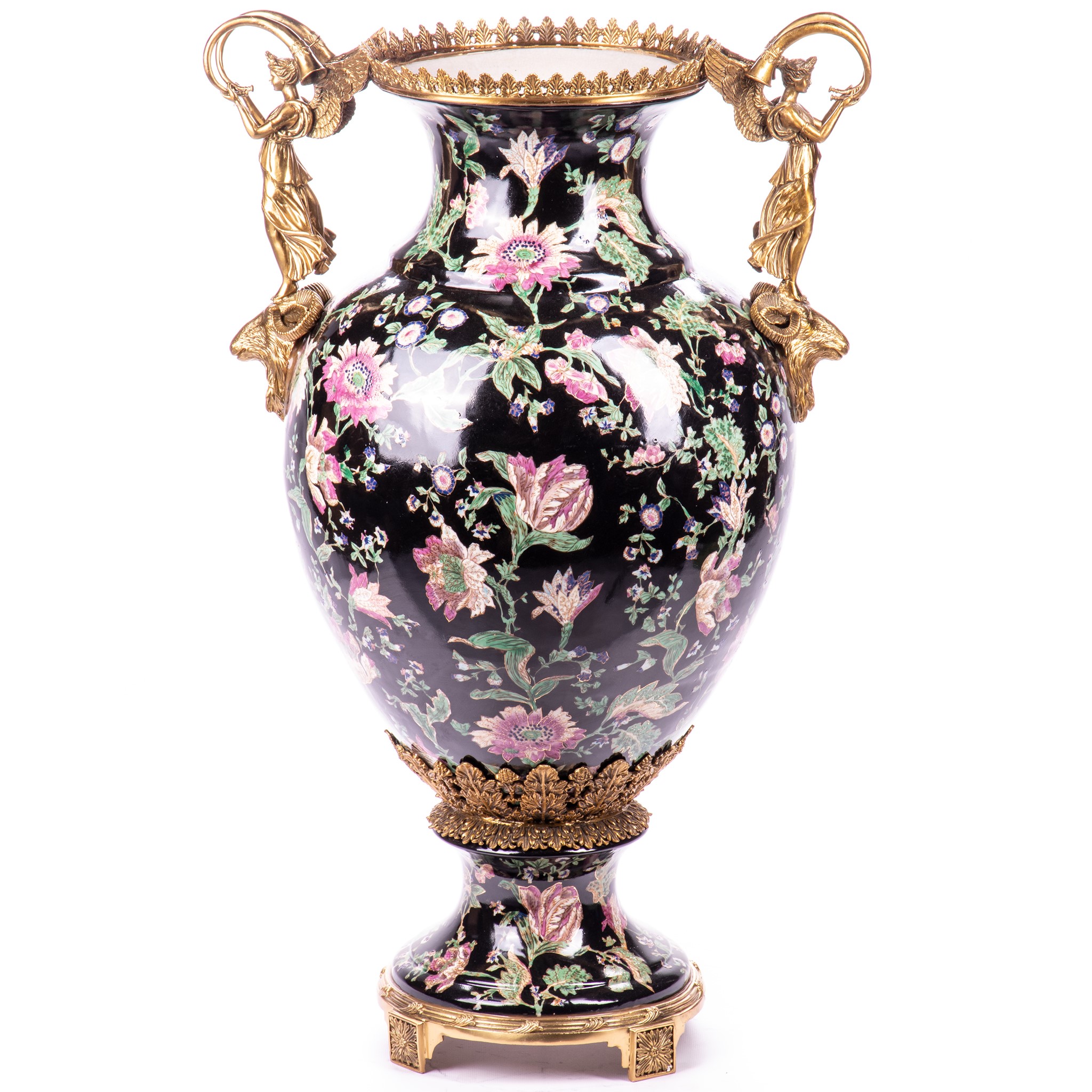 Porcelán-bronz váza képe